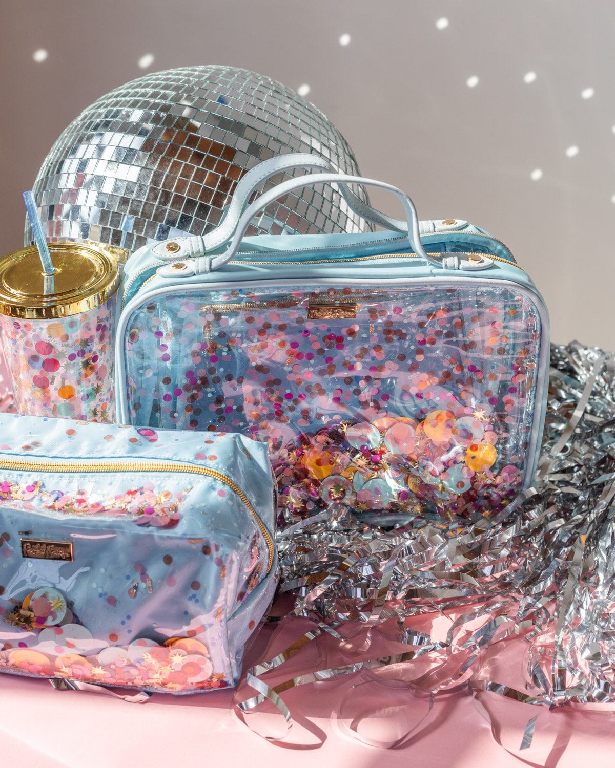 Packed Party large travel cosmetic bag for makeup and toiletries