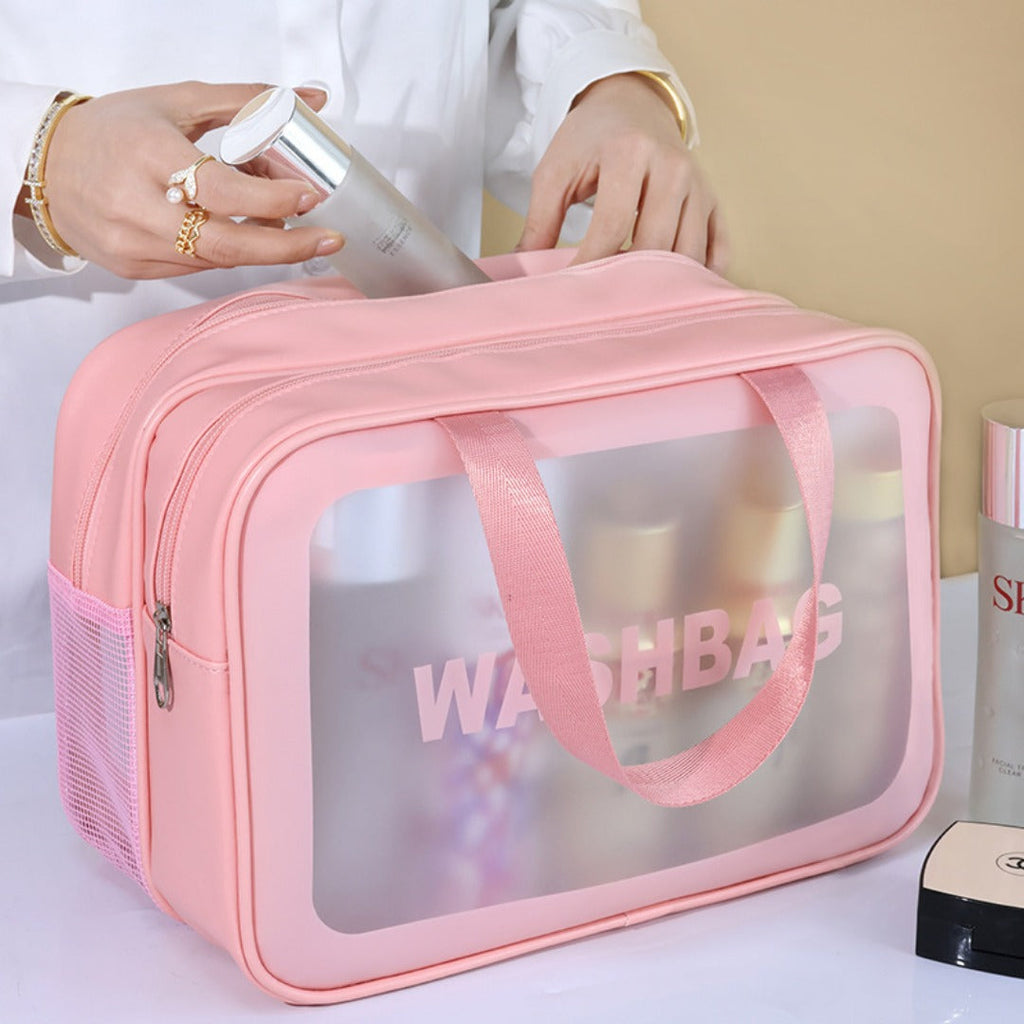 Clear Dry/Wet Travel Organizer