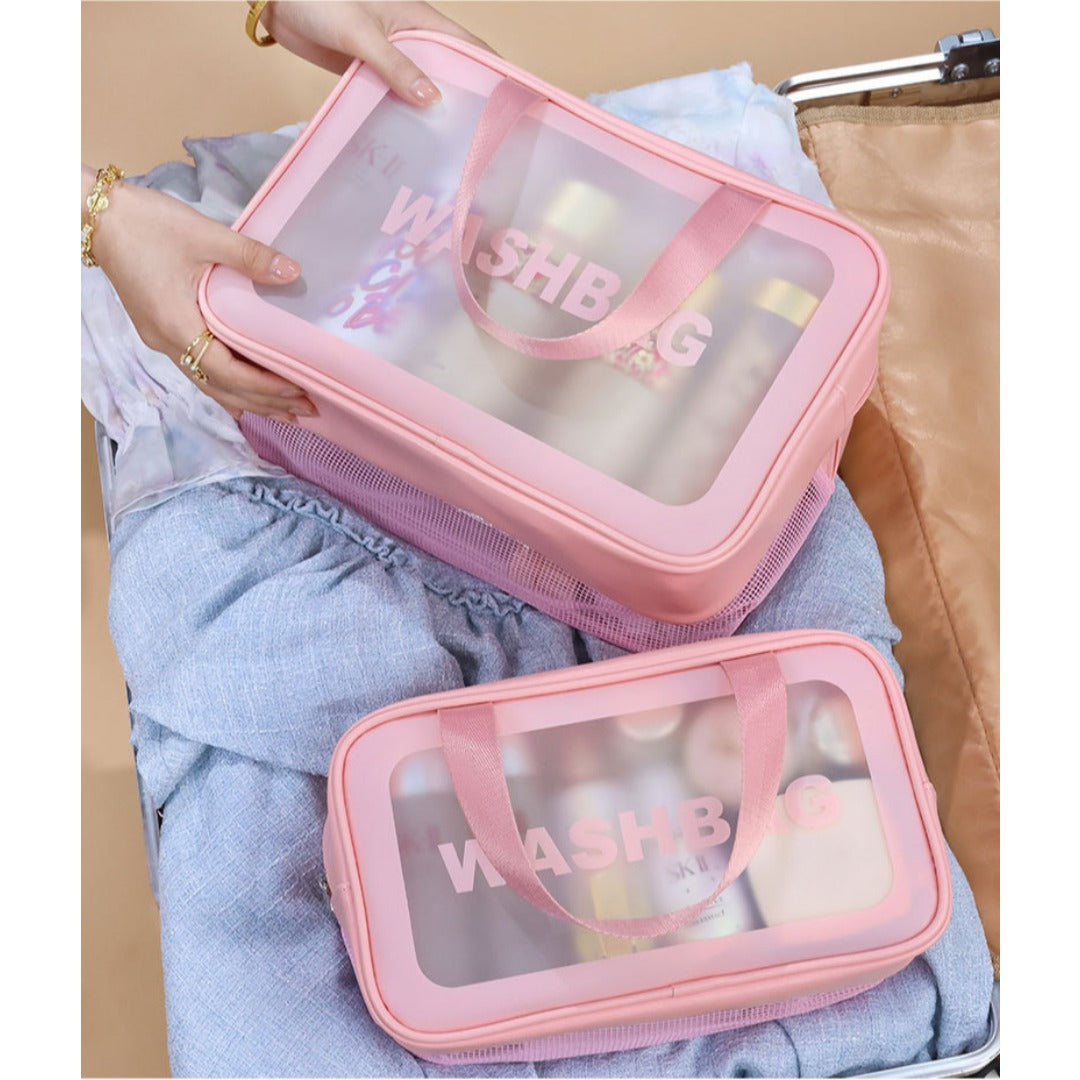 Clear Dry/Wet Travel Organizer