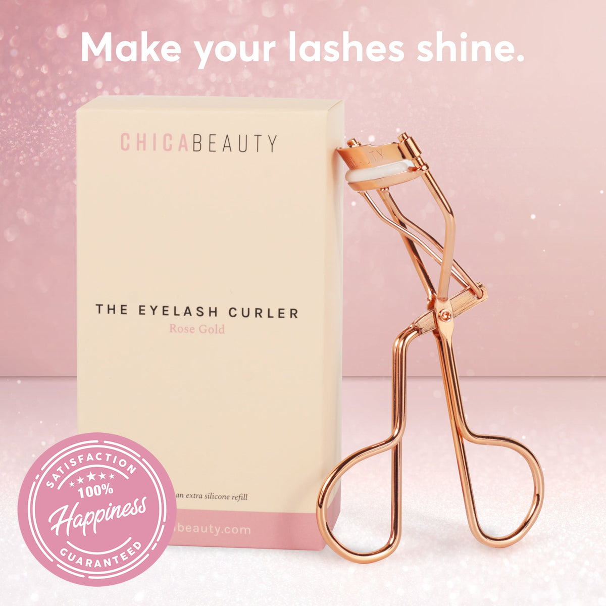 Rose Gold Eyelash Curler