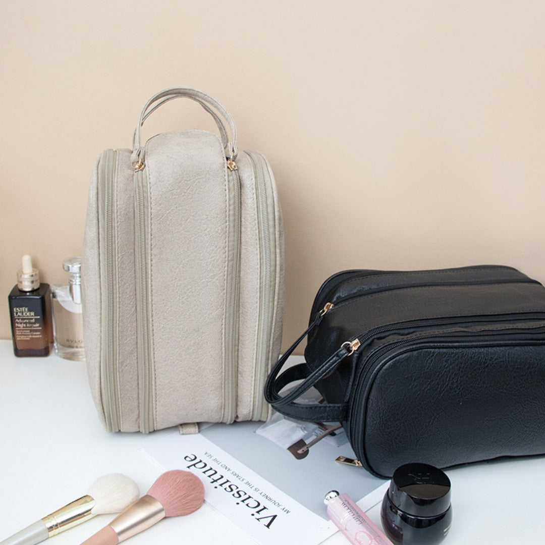 Large makeup organizer for cosmetics, brushes and skincare