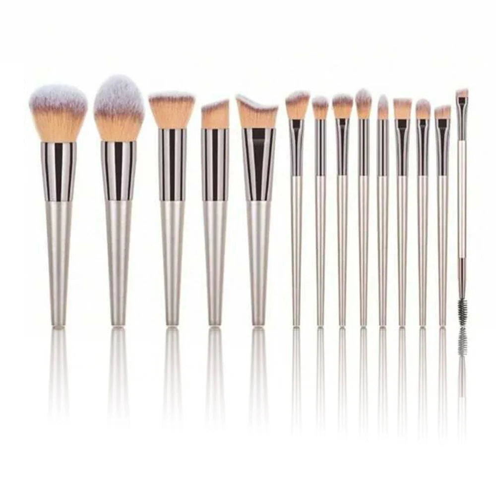 14-Piece Synthetic Makeup Brush Set