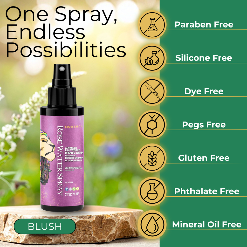 LionLocs Rose Water Spray — Blush