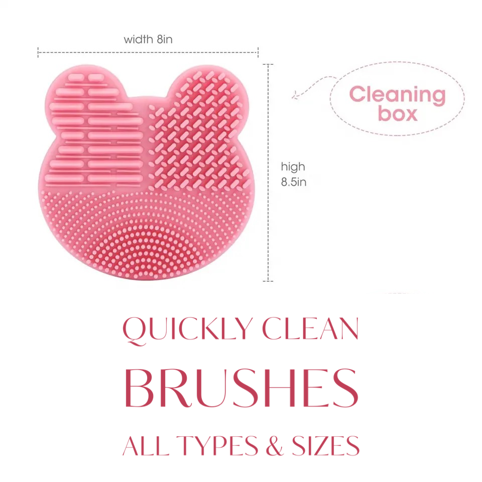 Silicone Makeup Brush Cleaner & Drying Holder