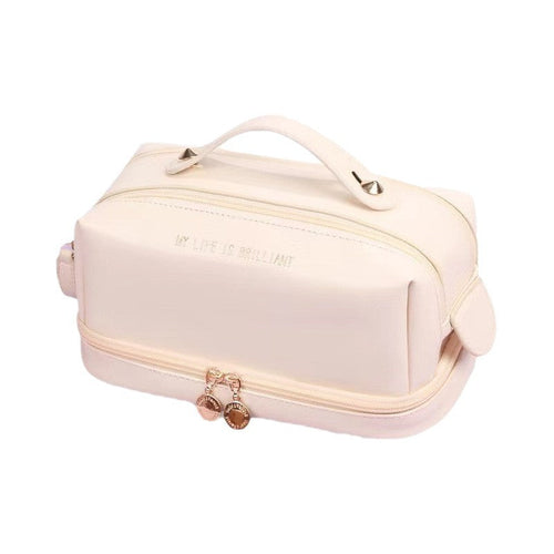 Double-Layer Travel Makeup Bag
