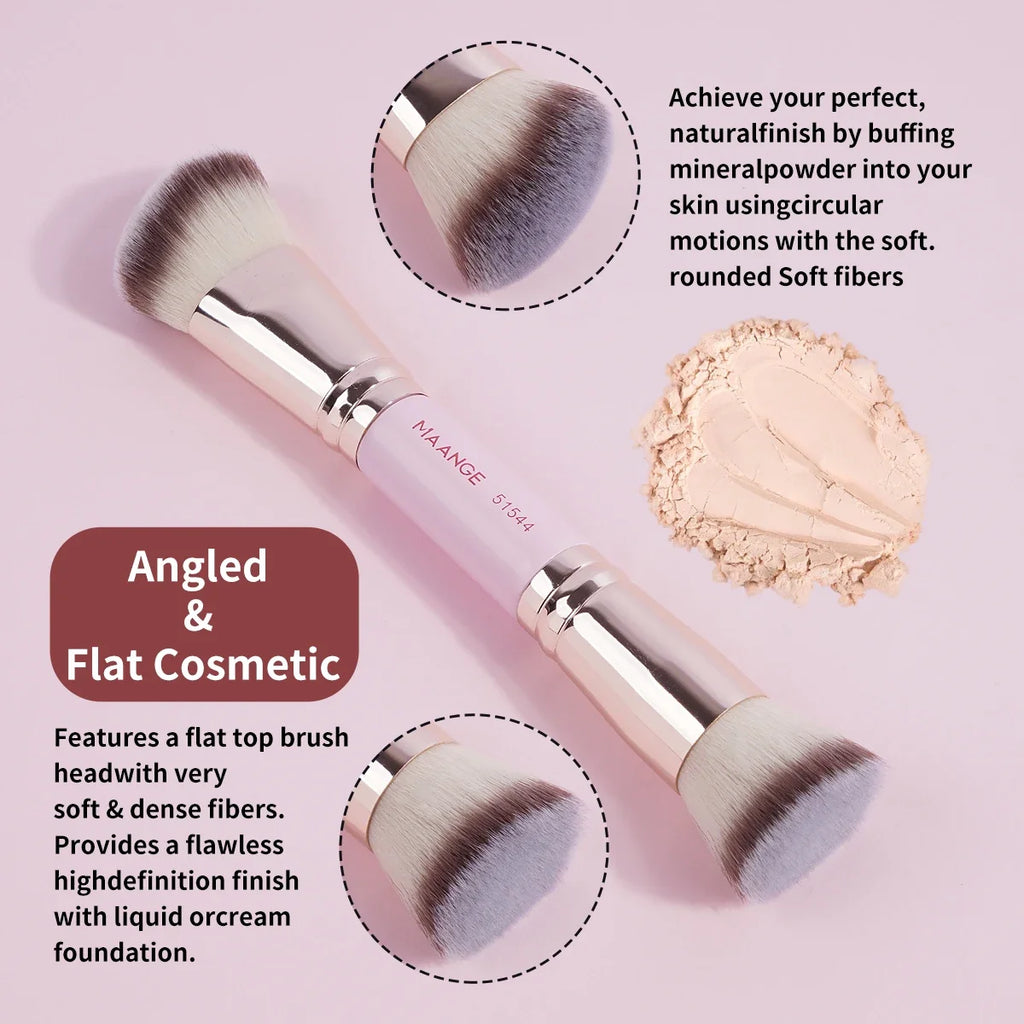 MAANGE travel makeup brush set — brush detail