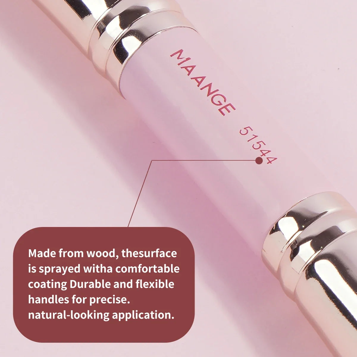 MAANGE travel makeup brush set — alternate product view
