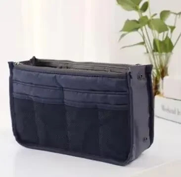 HOMEFISH Multi-Pocket Makeup Bag