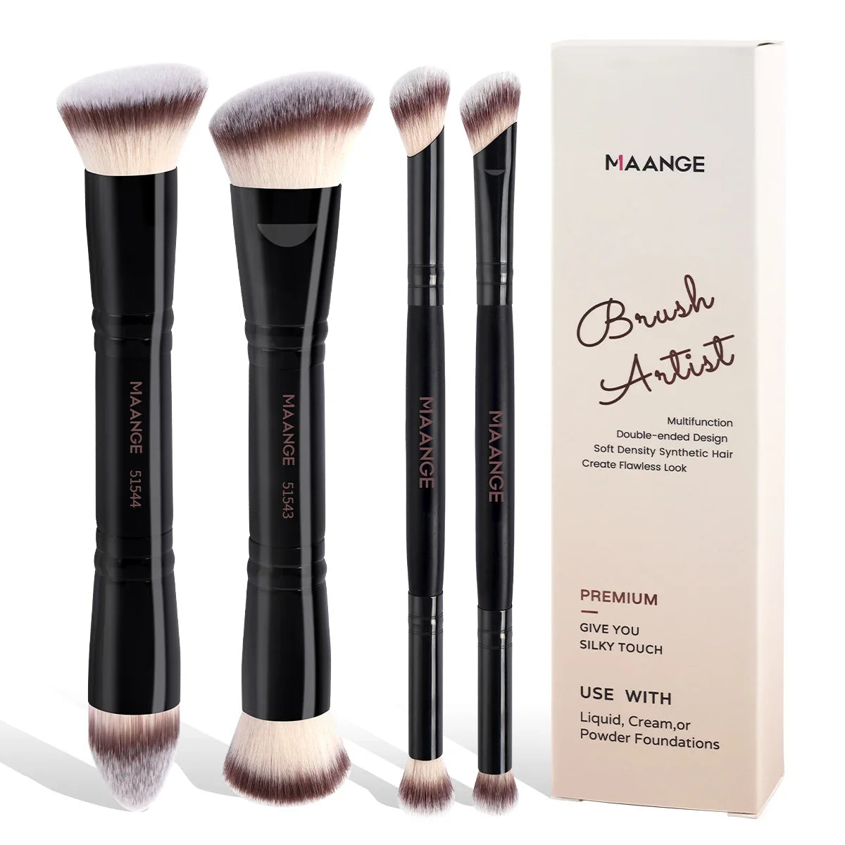 MAANGE travel-size makeup brush set