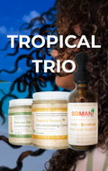 Tropical Trio three-piece haircare bundle