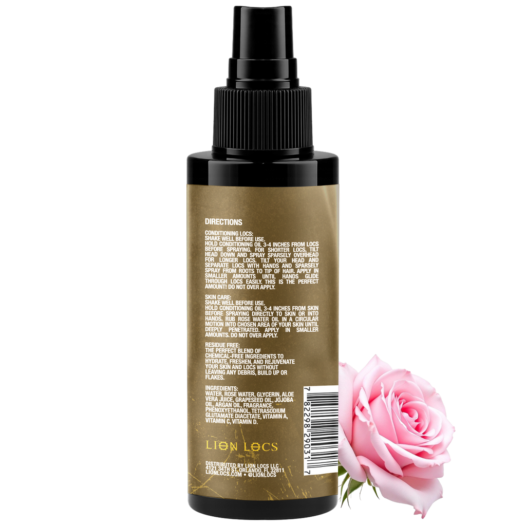 LionLocs Rose Water Spray — Tobacco