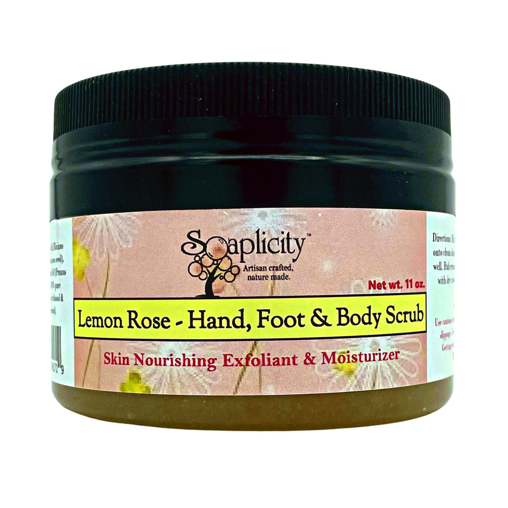 Lemon Rose Sugar Body Scrub — 11 oz
