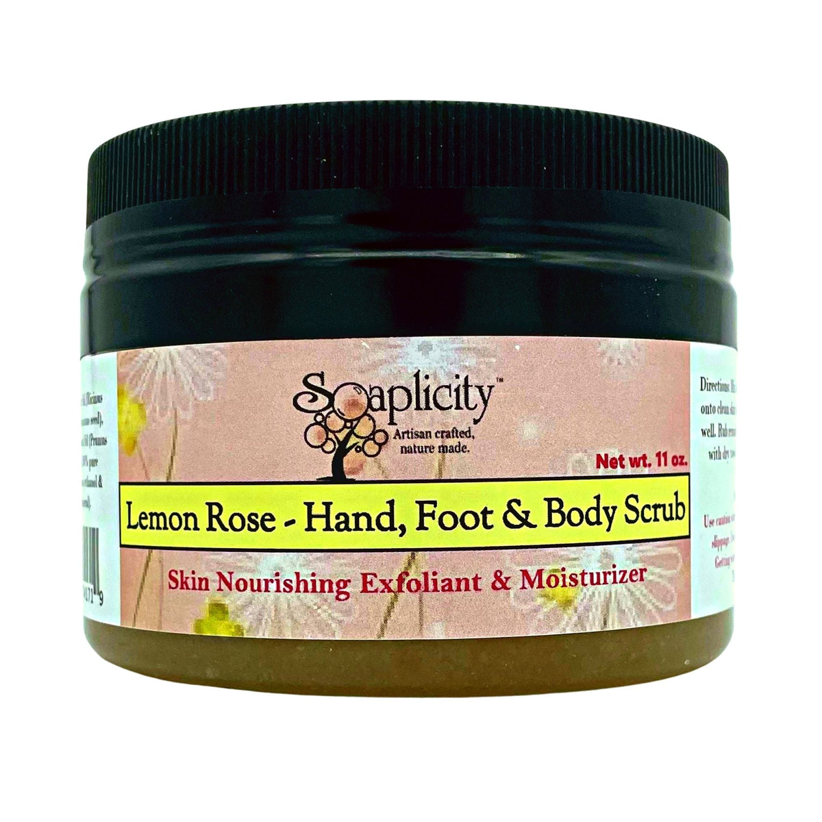 Lemon Rose Sugar Body Scrub — 11 oz