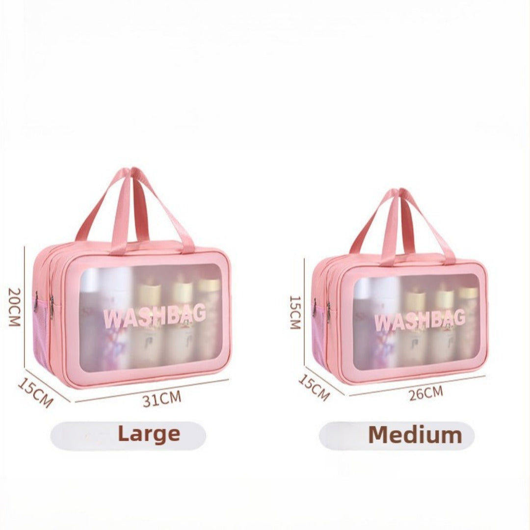 Clear Dry/Wet Travel Organizer