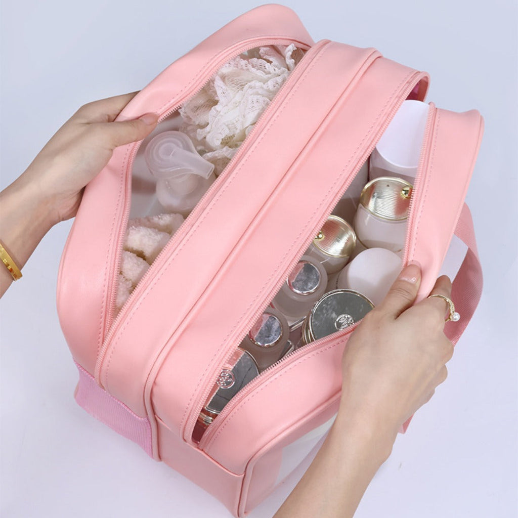 Clear Dry/Wet Travel Organizer