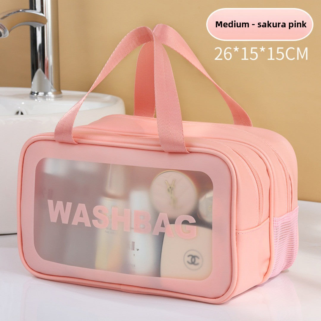 Clear Dry/Wet Travel Organizer