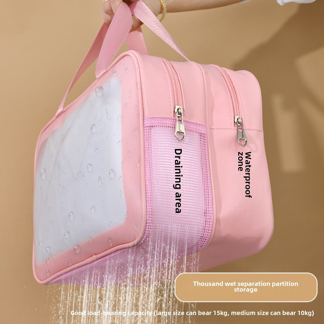 Clear Dry/Wet Travel Organizer