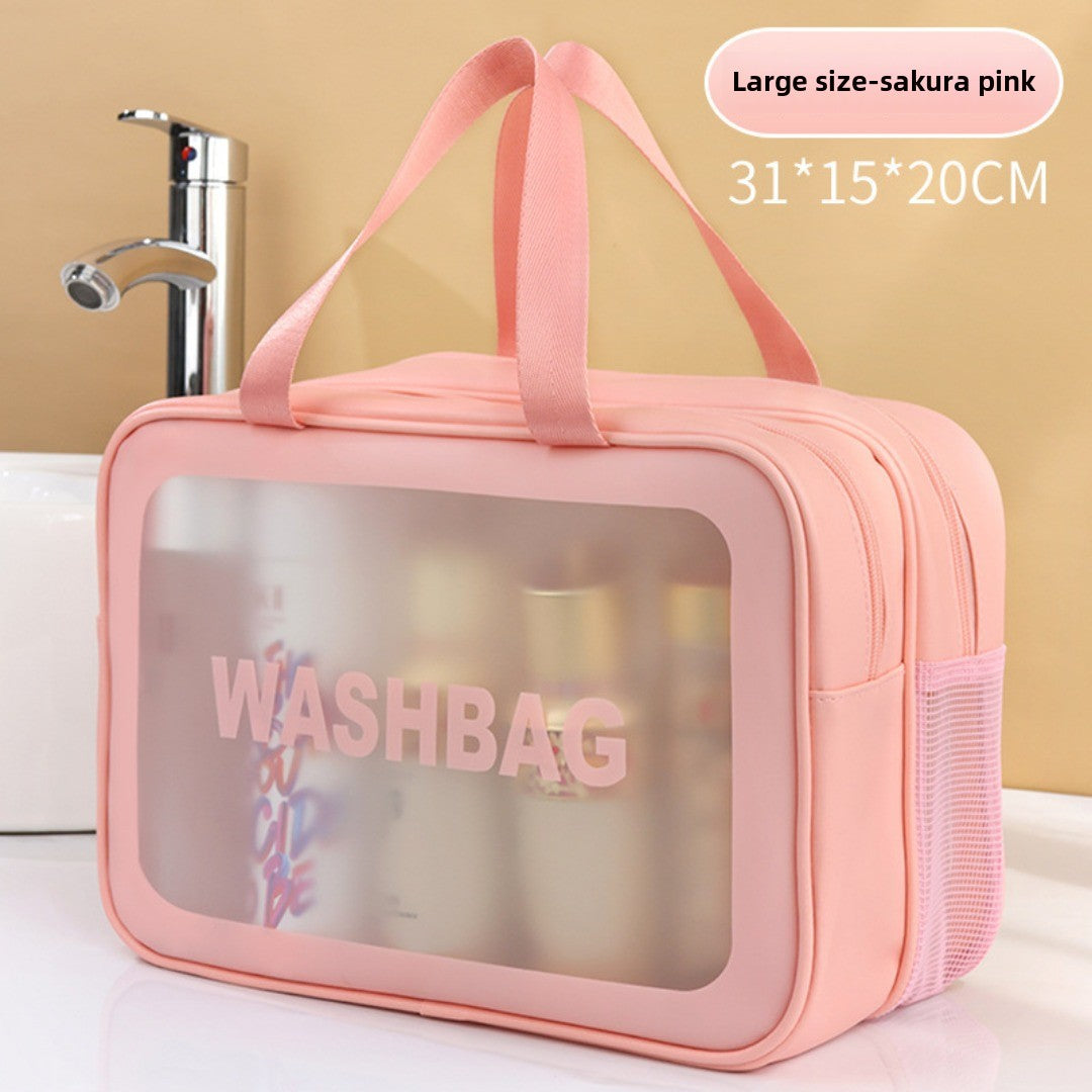 Clear Dry/Wet Travel Organizer