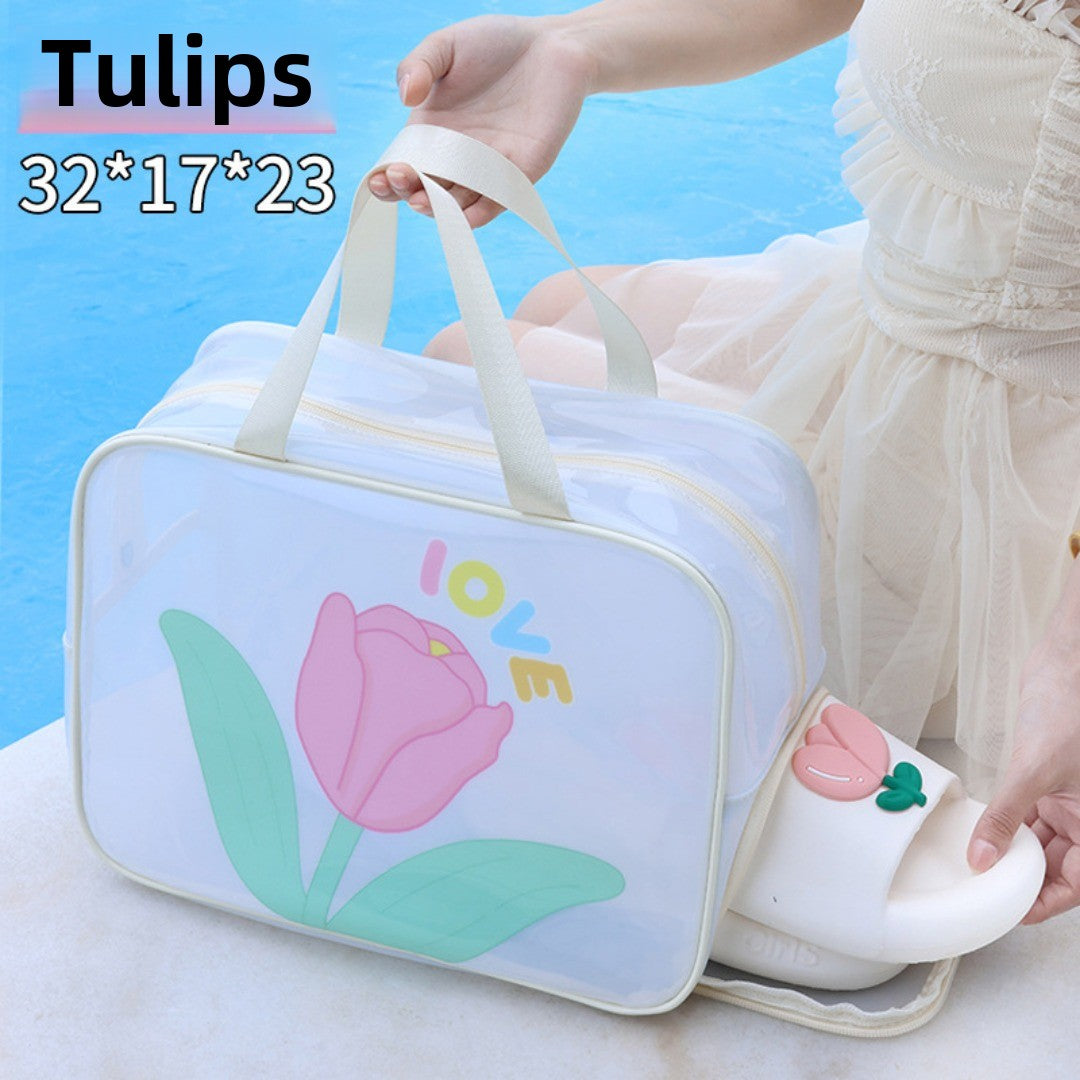 Clear Dry/Wet Travel Organizer