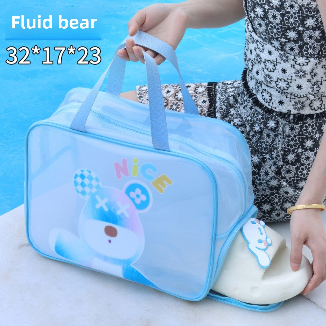 Clear Dry/Wet Travel Organizer